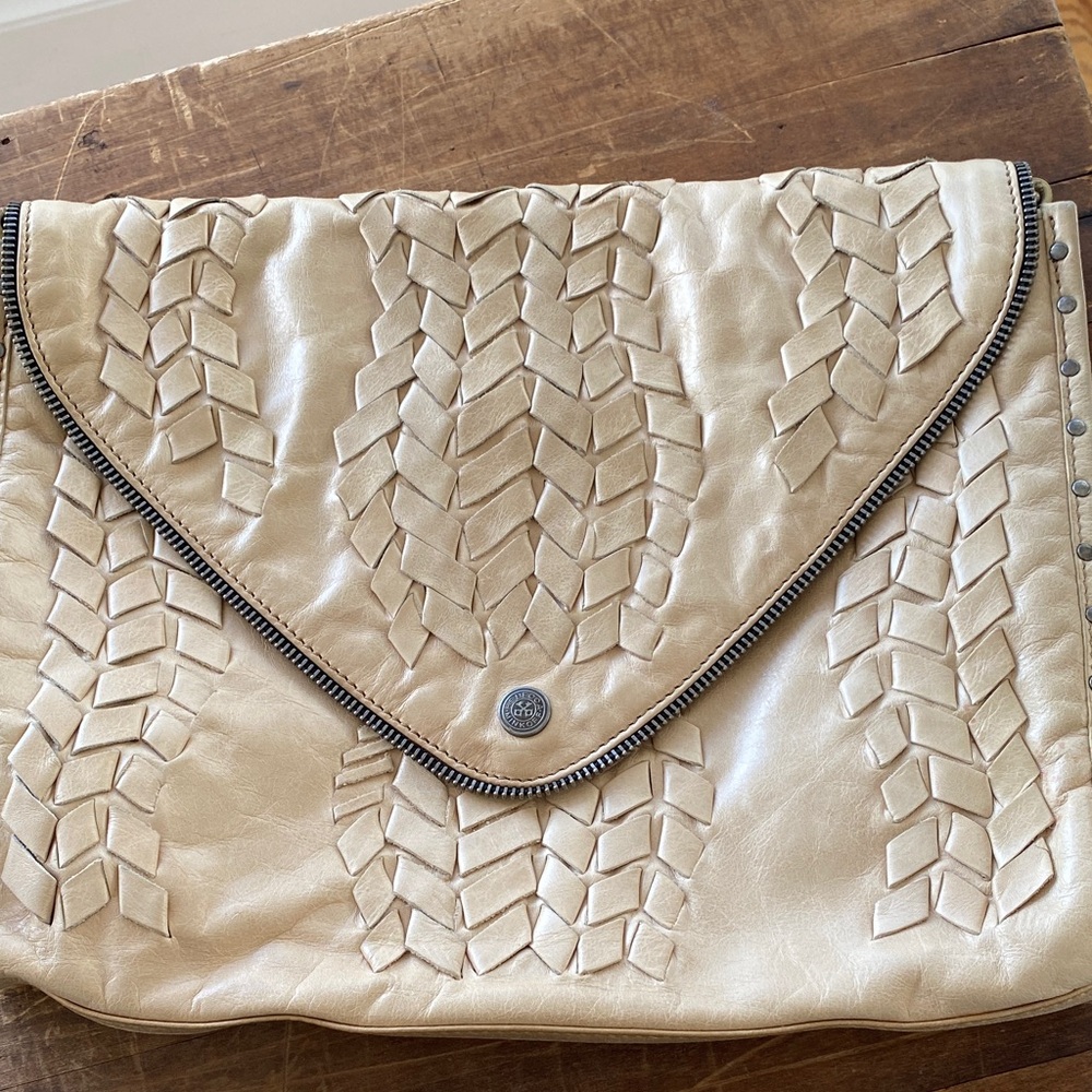Elegant Cream Clutch Bag